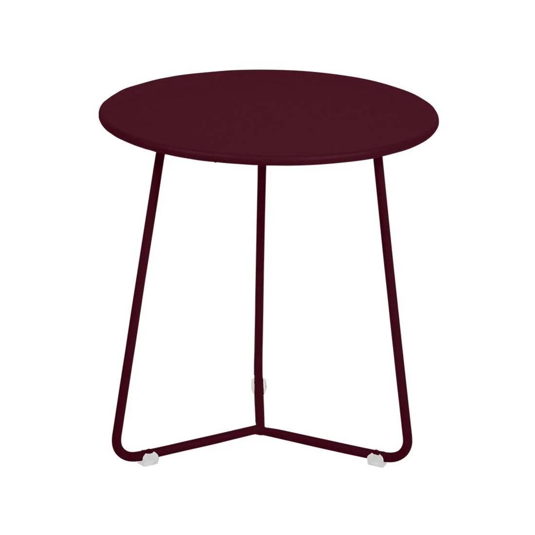 Fermob - Table d'appoint d'extérieur ronde acier cerise noire Cocotte Fermob - Image 2