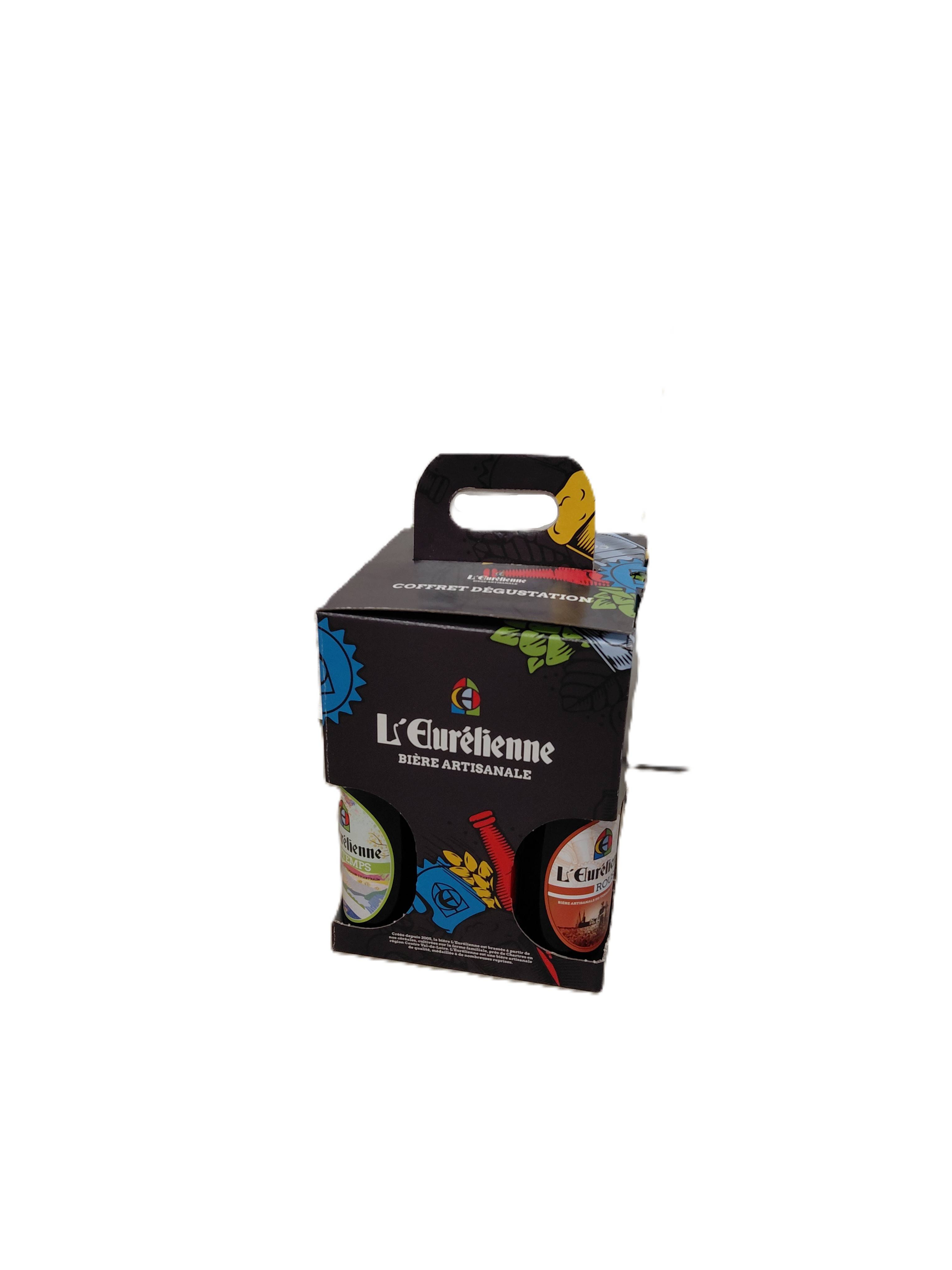 L'eurelienne - "Pack degustación" 4 cervezas x33 cl + 1 vaso - L'Eurélienne - Imagen 1