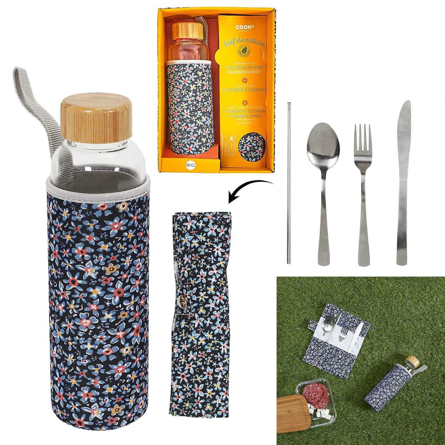 Coffret bouteille et couverts – PARIS PRIX