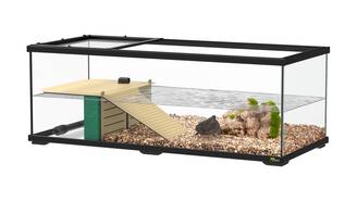 Aquatlantis - Aquatlantis - KIT TORTUE JUVENIL 90X40X33CM NOIR