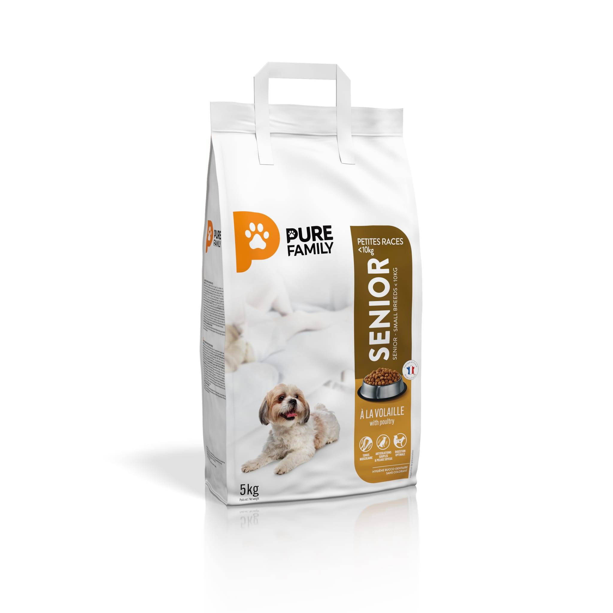 Pure Family - Croquettes chien senior petite taille volaille 5kg - Pure Family - Image 3
