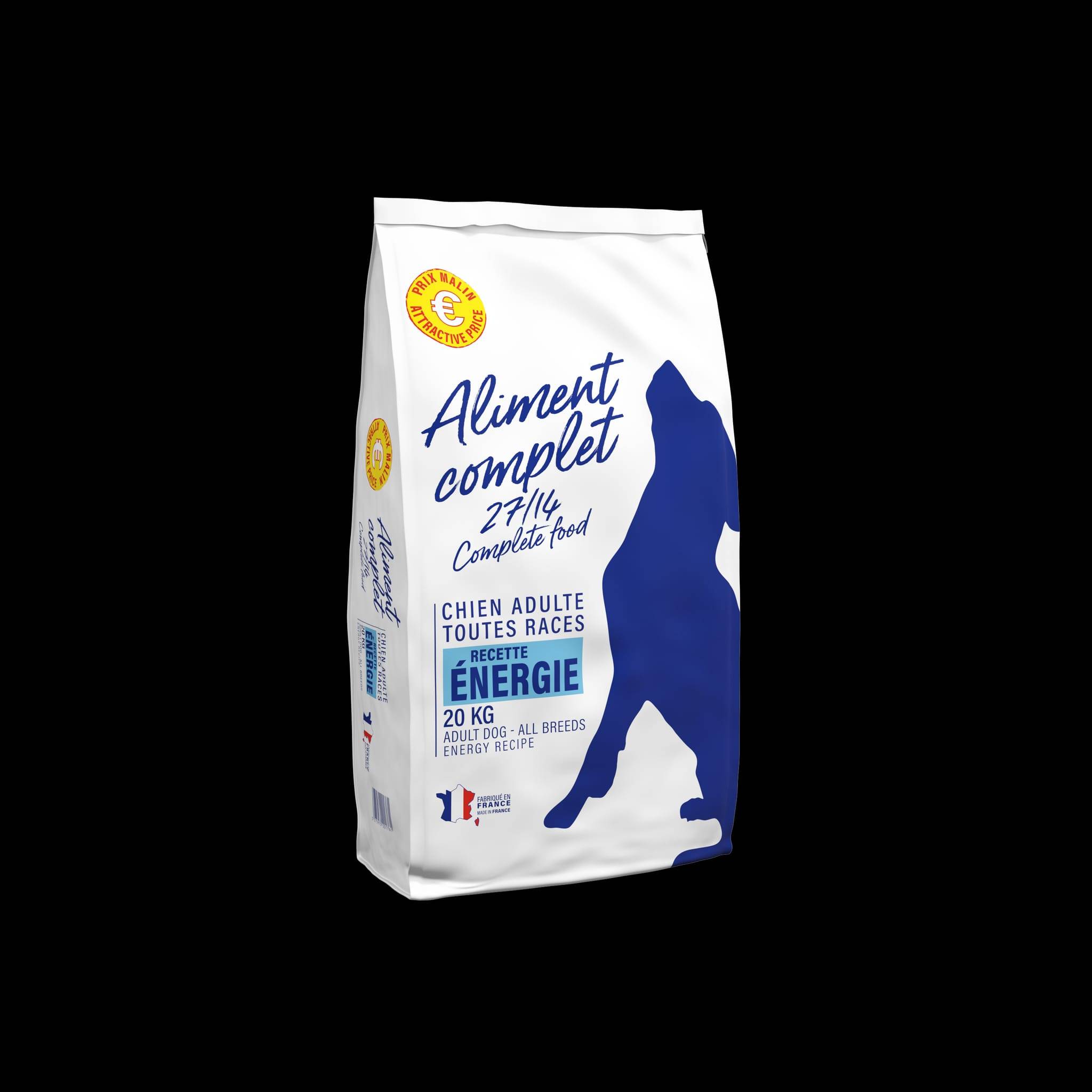 Marque Blanche et Economique - Croquettes pour chien actif 27/14 énergie toutes races - No Name - Imagen 1