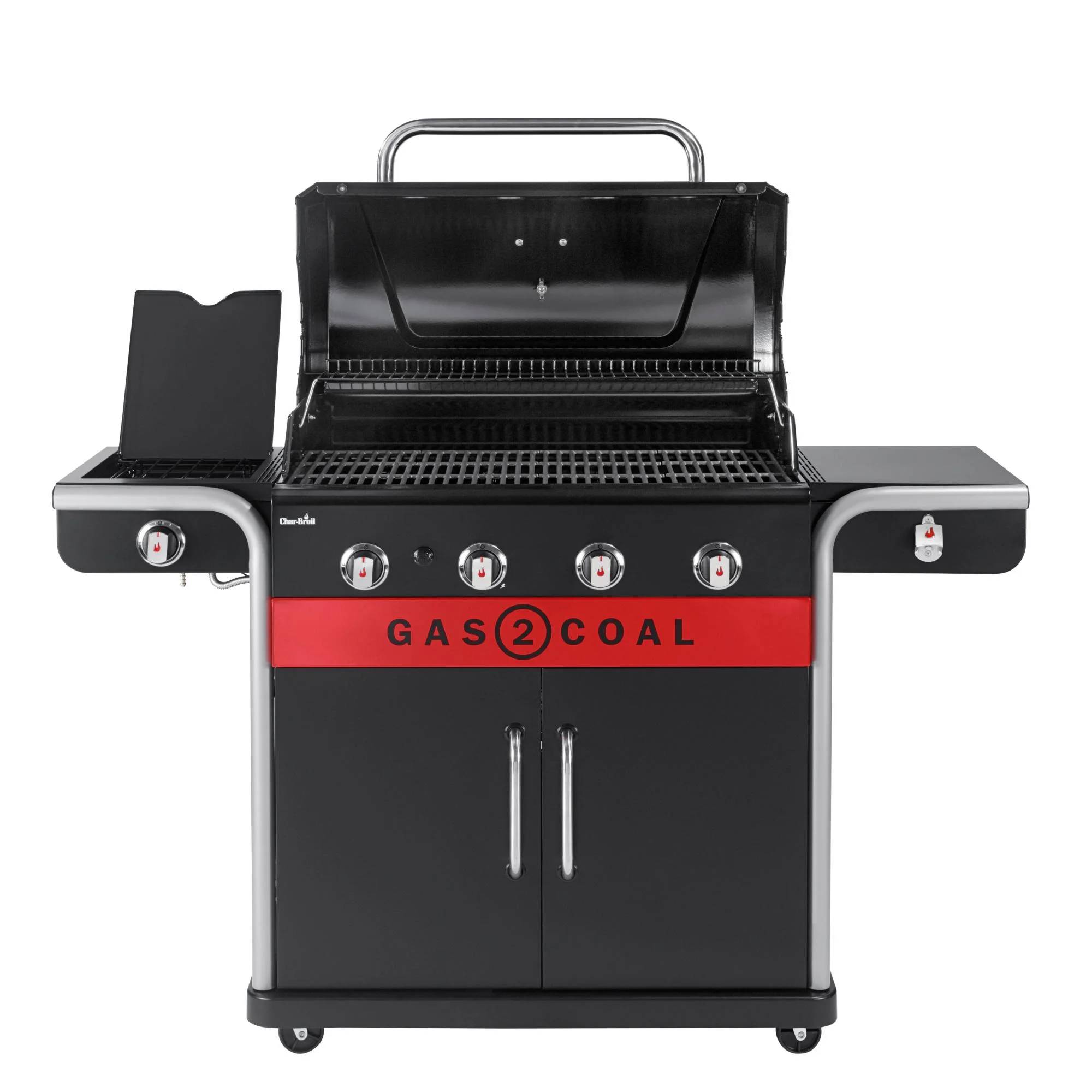 Char-broil - Barbacoa Híbrida 4 Quemadores Acero Inoxidable Negro 154,9 cm - CHAR-BROIL - Imagen 12