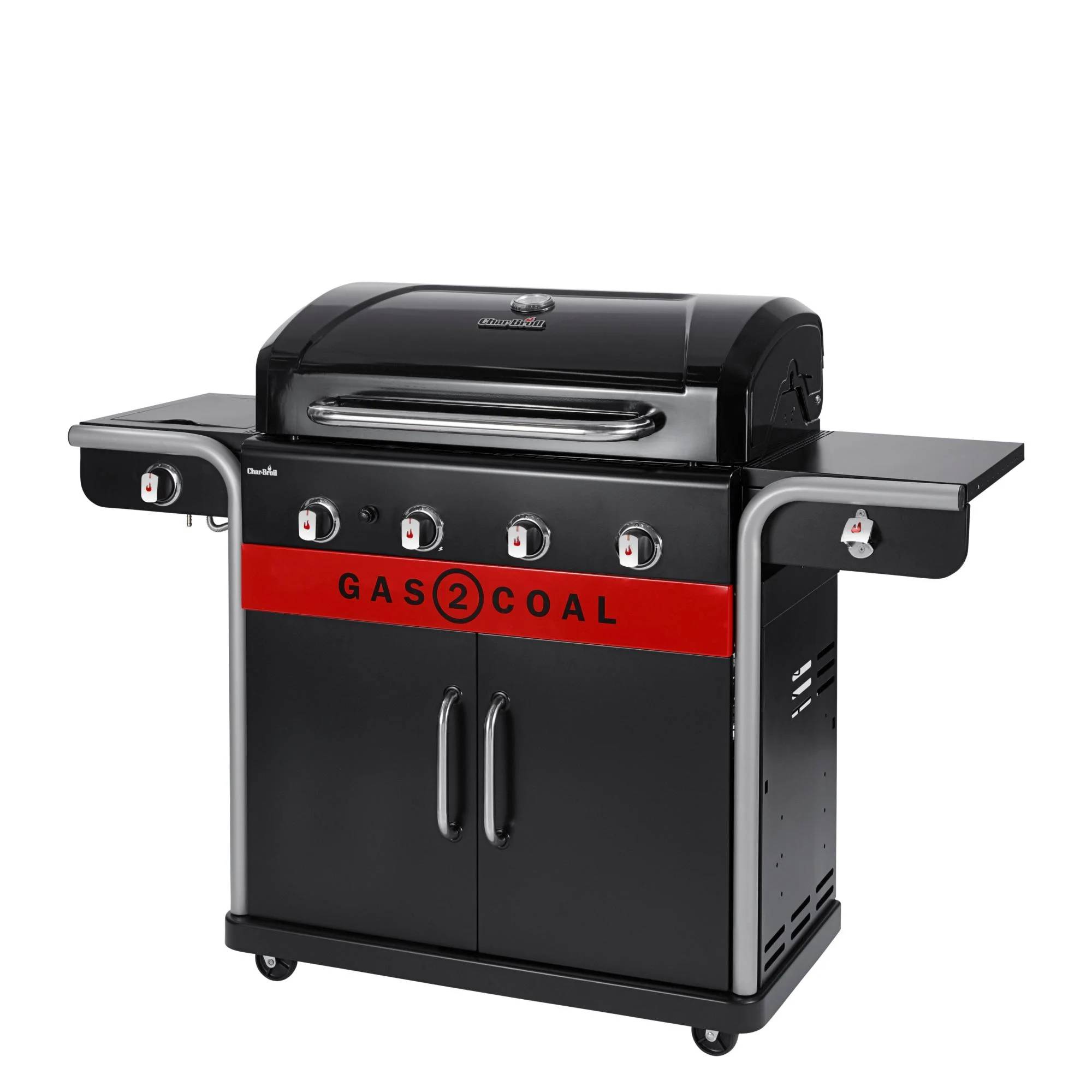 Char-broil - Barbacoa Híbrida 4 Quemadores Acero Inoxidable Negro 154,9 cm - CHAR-BROIL - Imagen 13