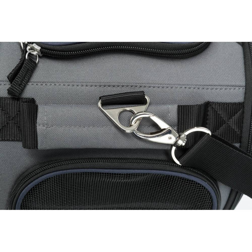 Sac pour avion Wings polyester gris et bleu L.28 cm l.23 cm H.46 cm - Trixie - Imagen 4