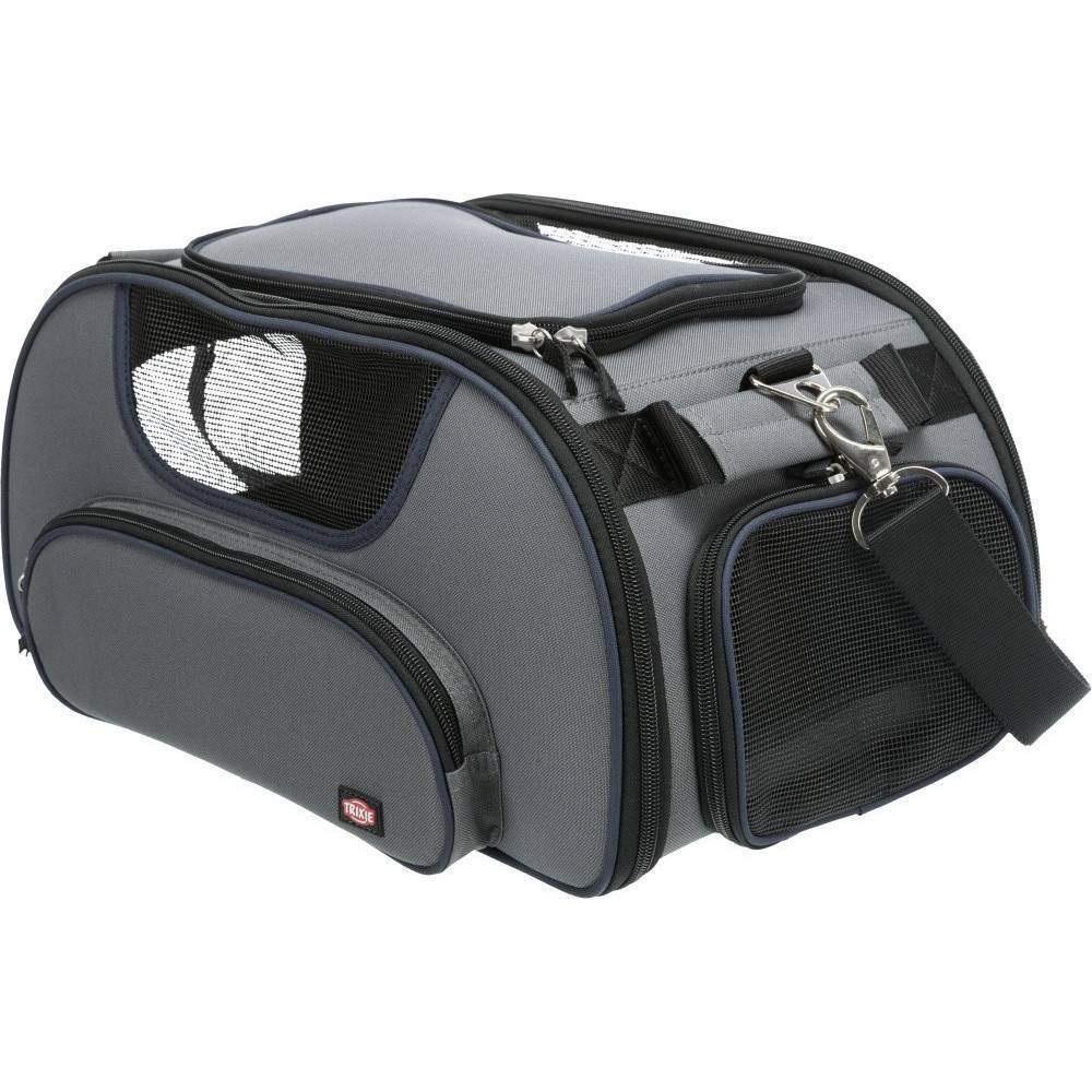 Sac pour avion Wings polyester gris et bleu L.28 cm l.23 cm H.46 cm - Trixie - Imagen 7