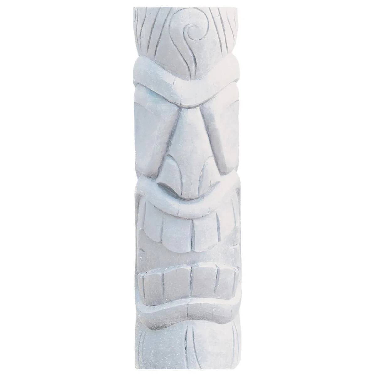 Décoriale - Tiki Mauri reciclado Blanco L.22 x l.22 x H.75 cm - Imagen 5
