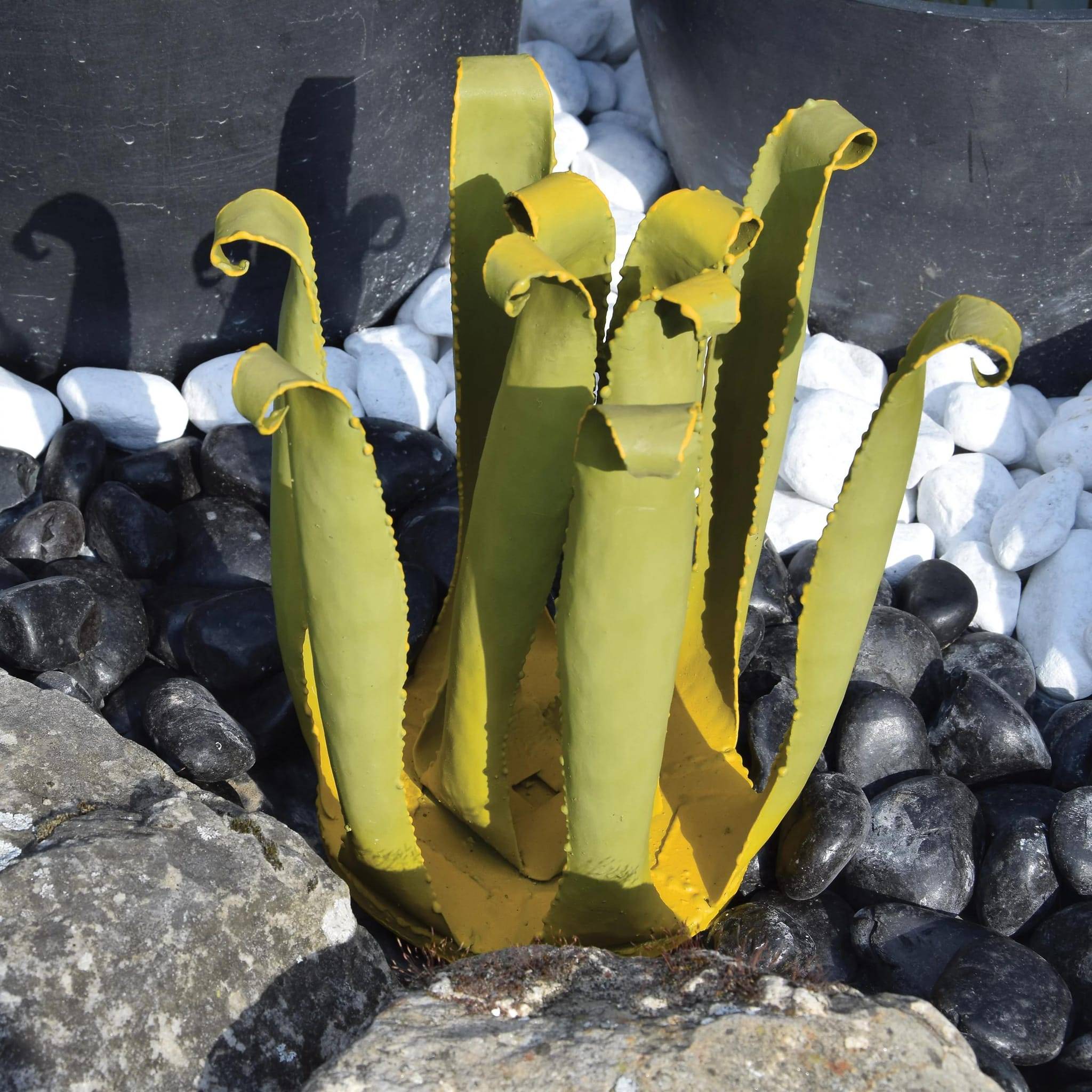 Cactus "Agave" en metal H.35 cm - Imagen 7