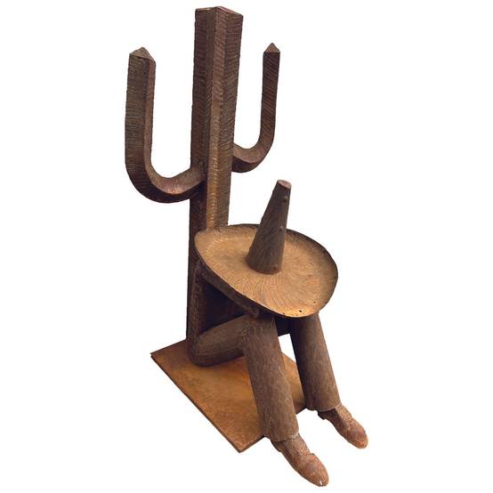 Décoriale - Statue mexicain cactus galva L.70 x l.80 x H.155 cm - Image 1