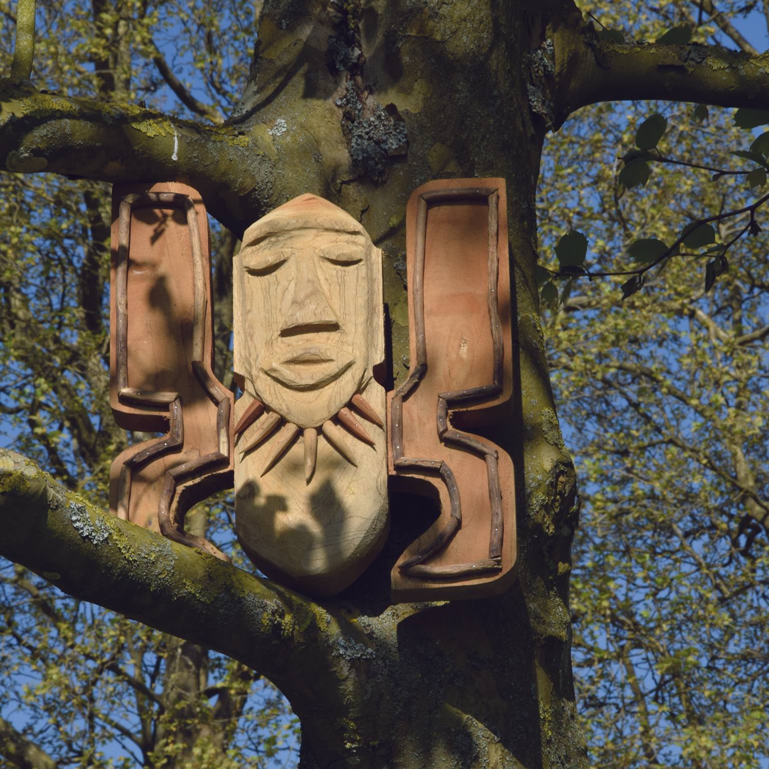 Décoriale - Totem Aventura teca H.40 cm