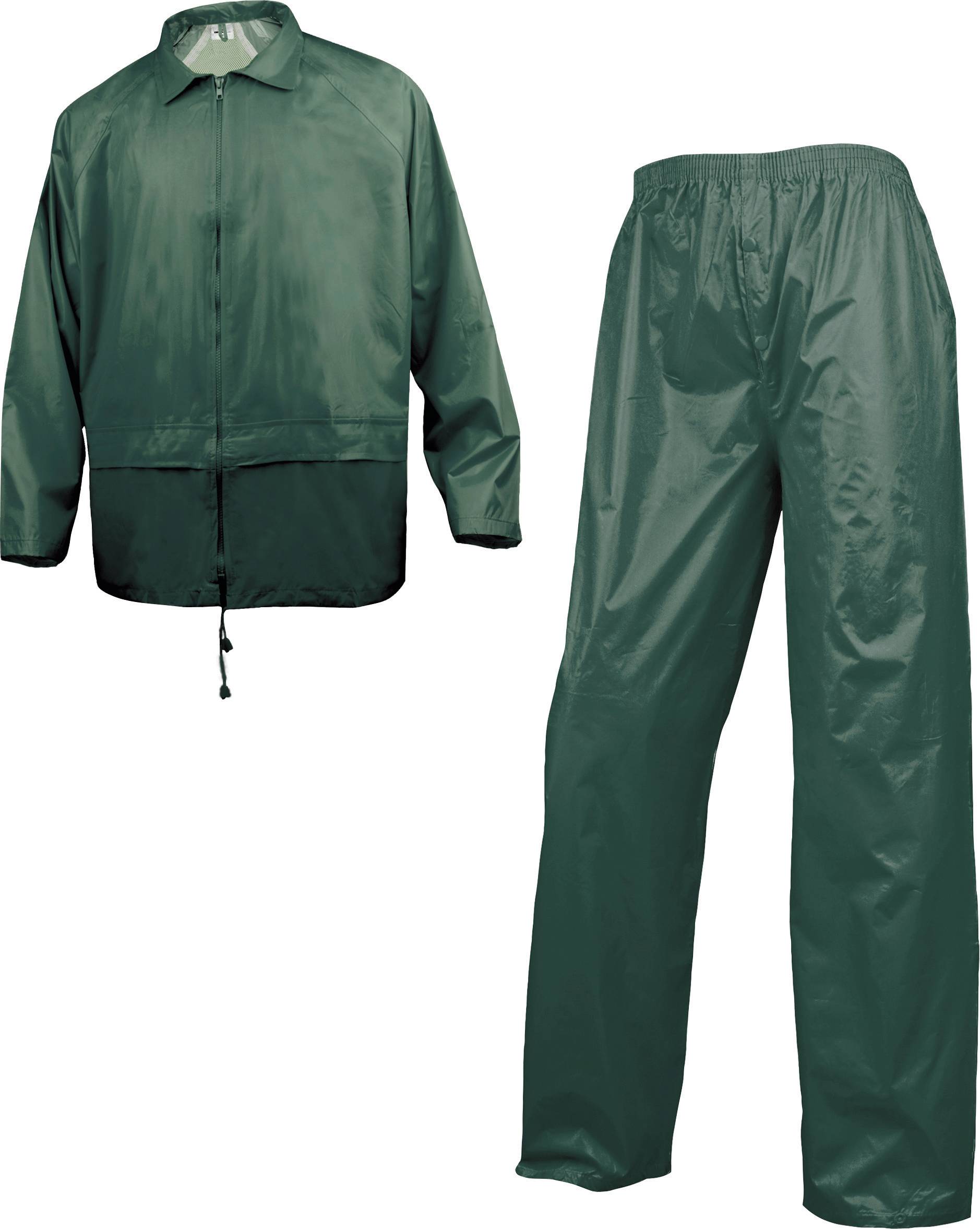 Delta Plus - Ensemble pluie polyester enduit pvc vert XL DELTA PLUS - Imagen 1