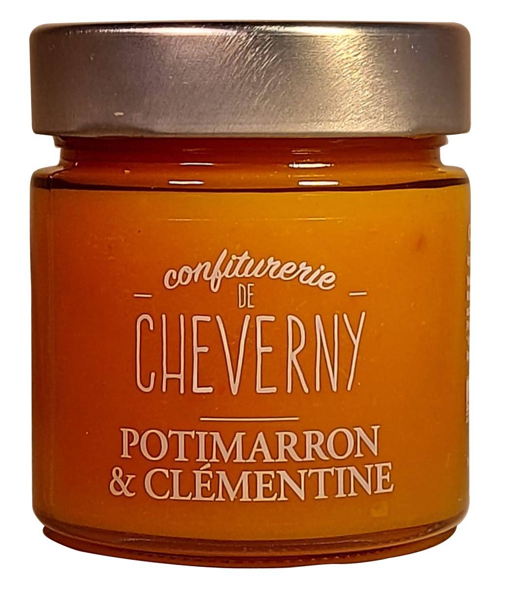 Confiture de Cheverny - Confiture extra de potimarron & clémentine BIO 280 g - Confiture de Cheverny