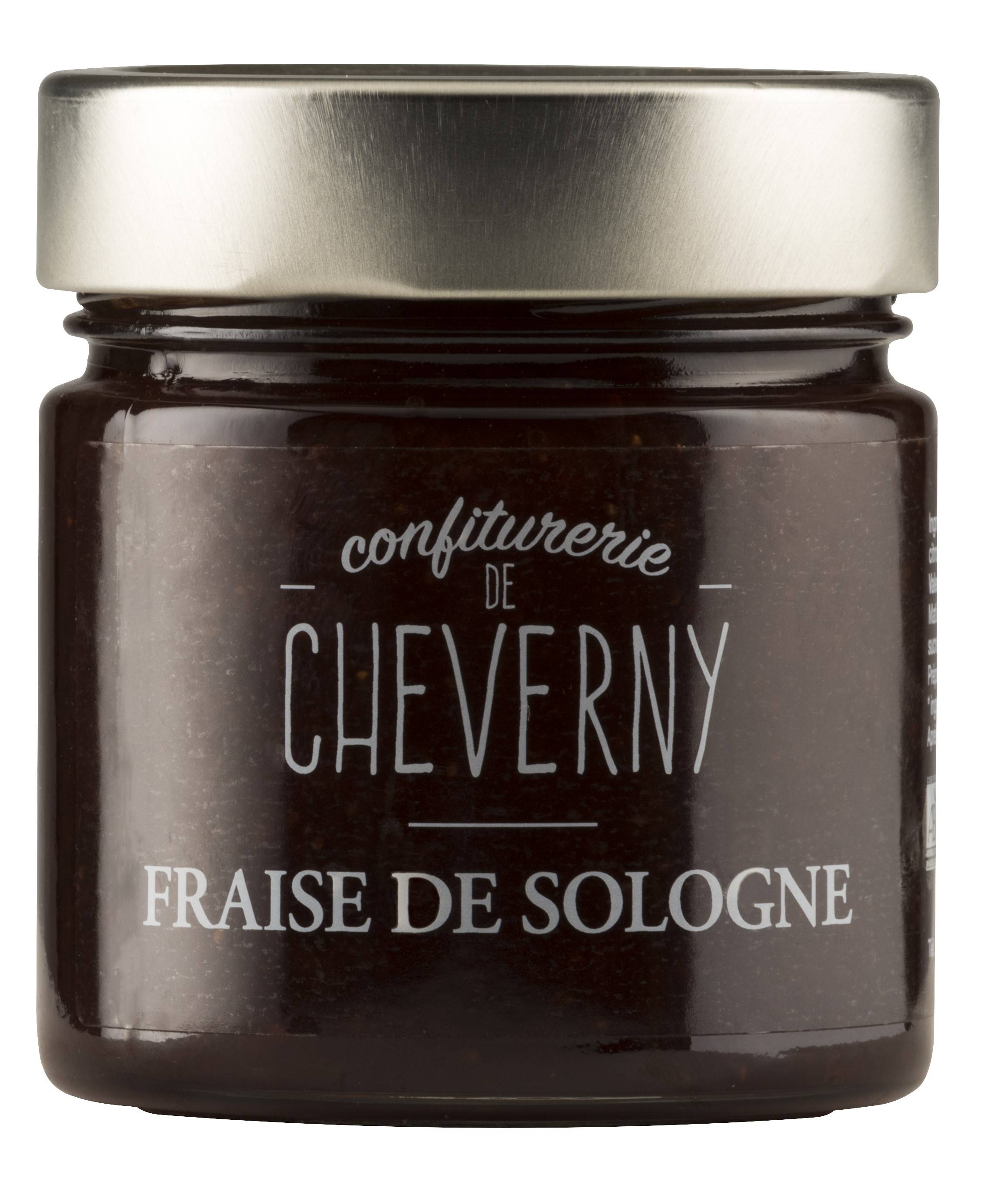 Confiture de Cheverny - CONFITURE EXTRA DE FRAISE BIO 280G