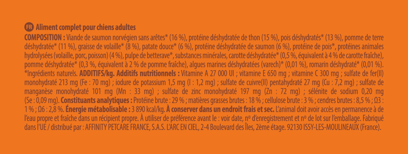 Croquettes pour chien adulte sans céréales medium maxi saumon 10 kg - Nature's Variety - Imagen 5
