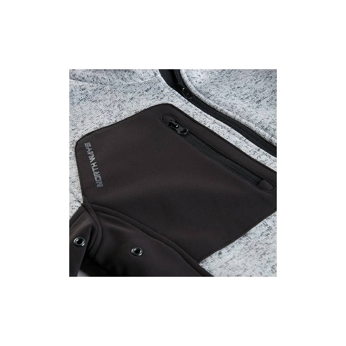 Nineworths - Gilet de travail Louise gris clair chine taille XS - Nine Worths - Image 4