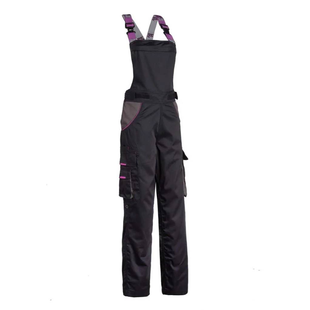 Nineworths - Salopette de travail Edith noir taille XXL - Nine Worths