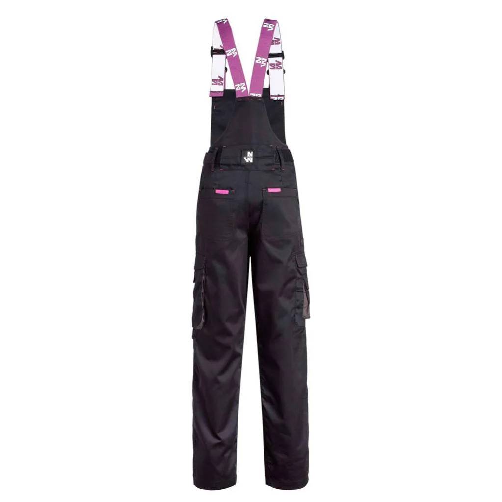 Nineworths - Salopette de travail Edith noir taille XXL - Nine Worths - Image 2
