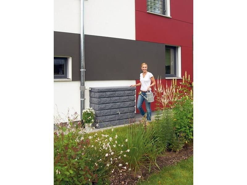 Garantia - Récupérateur d'eau de pluie 400L gris - GRAF - Image 6