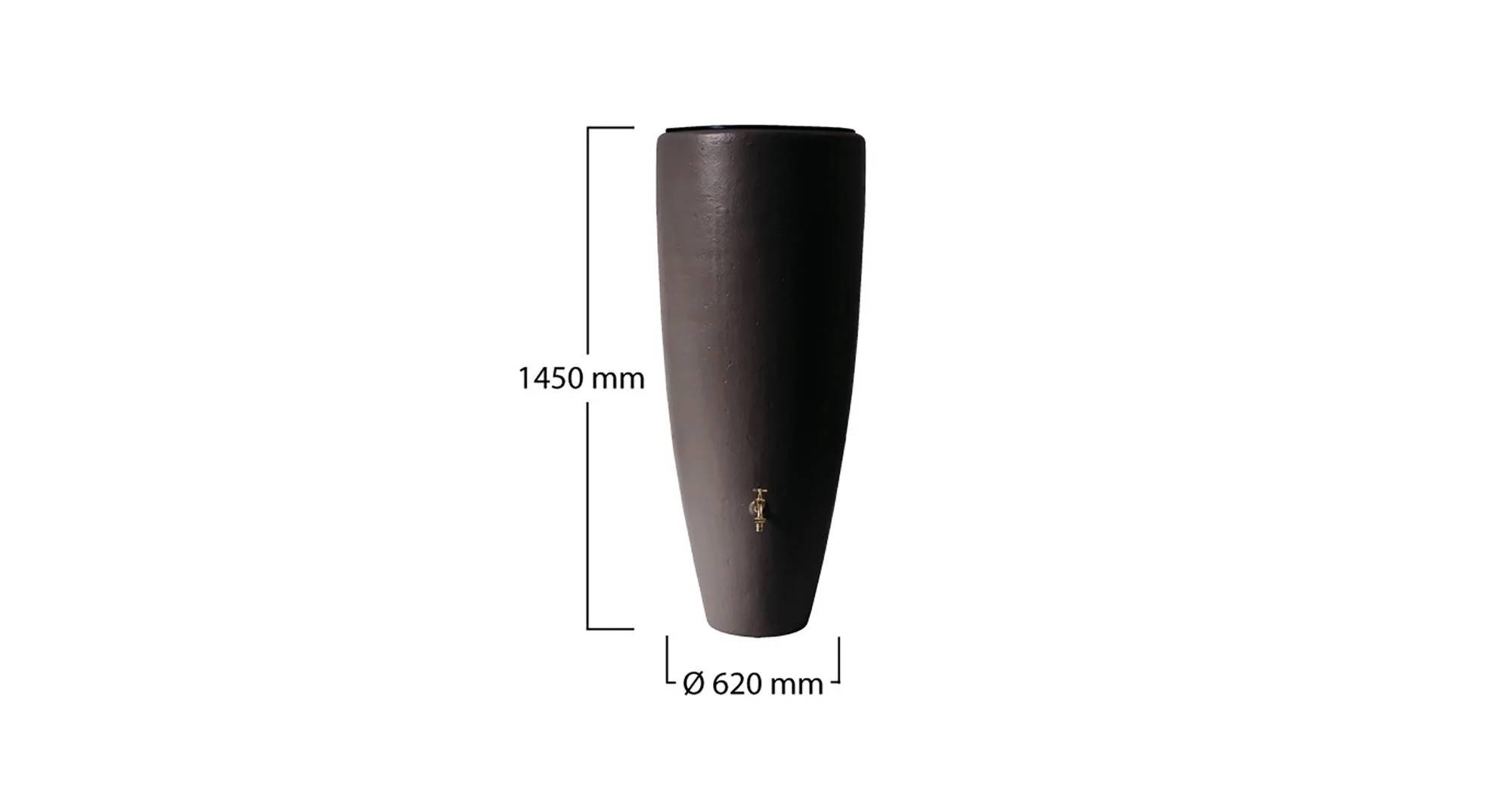 Garantia - Récupérateur d'eau de pluie 300L moka - GRAF - Image 10