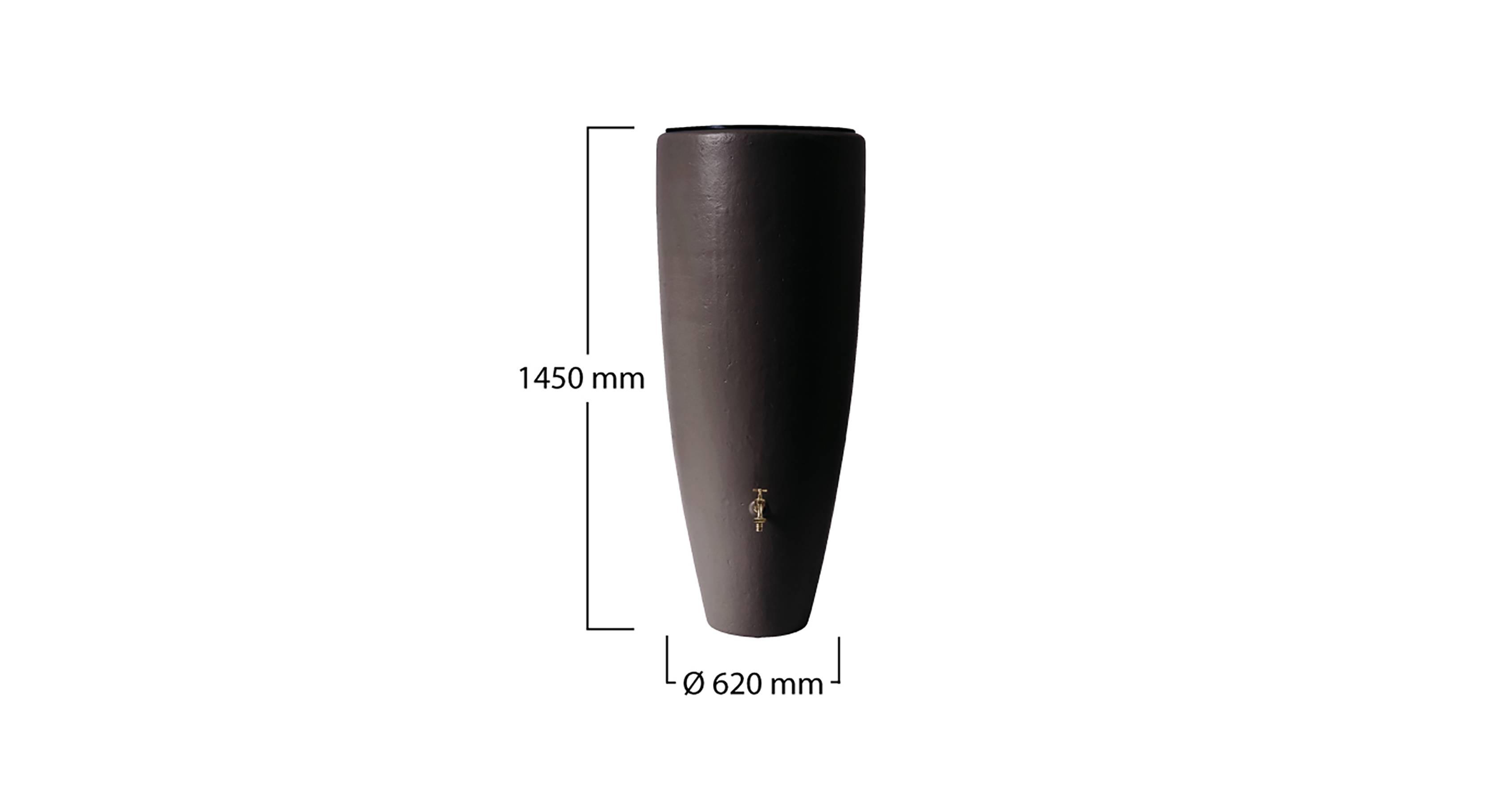 Garantia - Récupérateur d'eau de pluie 300L moka - GRAF - Image 3