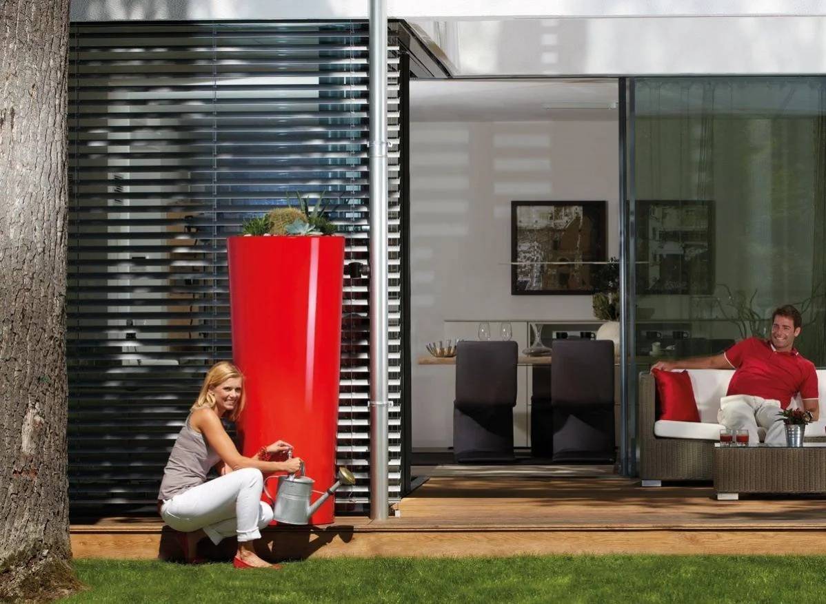 Garantia - Récupérateur d'eau de pluie 350L Tomato rouge - GRAF - Image 12