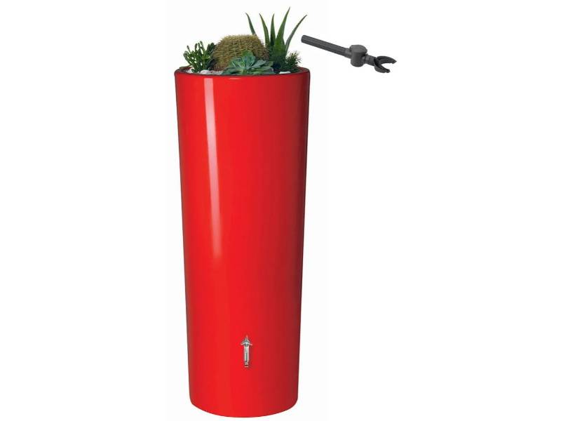 Garantia - Récupérateur d'eau de pluie 350L Tomato rouge - GRAF - Image 2