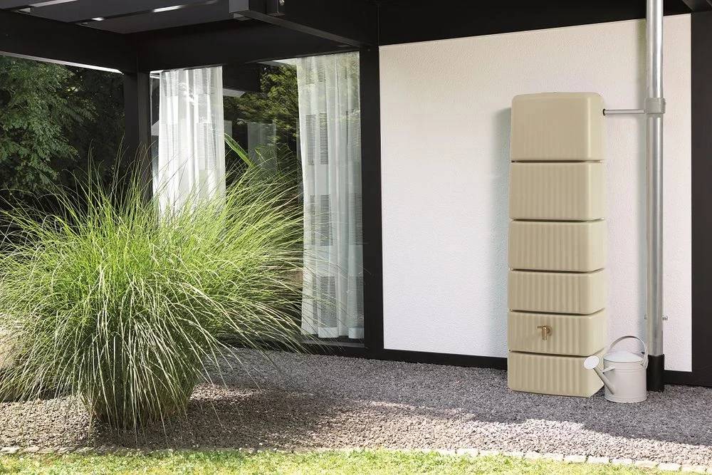 Garantia - Récupérateur d'eau de pluie 500L mural robinet et collecteur inclus Slim - GRAF - Image 10