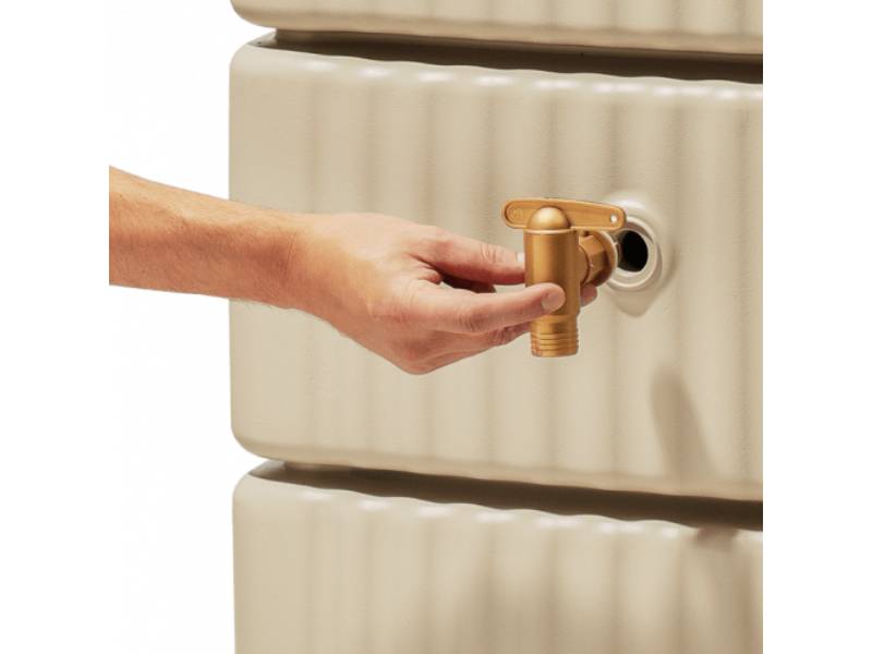 Garantia - Récupérateur d'eau de pluie 500L mural robinet et collecteur inclus Slim - GRAF - Image 5