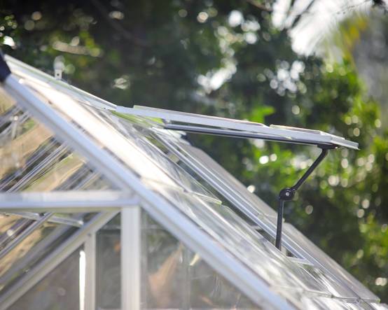 Canopia by Palram - Serre de jardin polycarbonate aluminium brut 4,6 m² Harmony avec embase - Canopia by Palram - Image 16