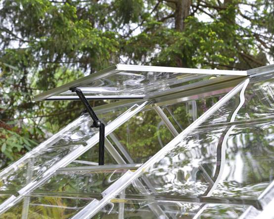 Canopia by Palram - Serre de jardin polycarbonate aluminium brut 4,6 m² Harmony avec embase - Canopia by Palram - Image 18