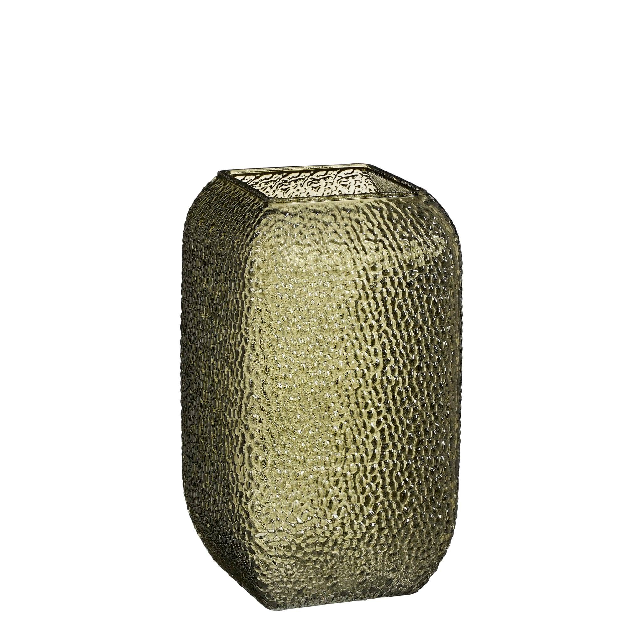 Kars vase verre vert -verre-Vert- h20xd12cm
