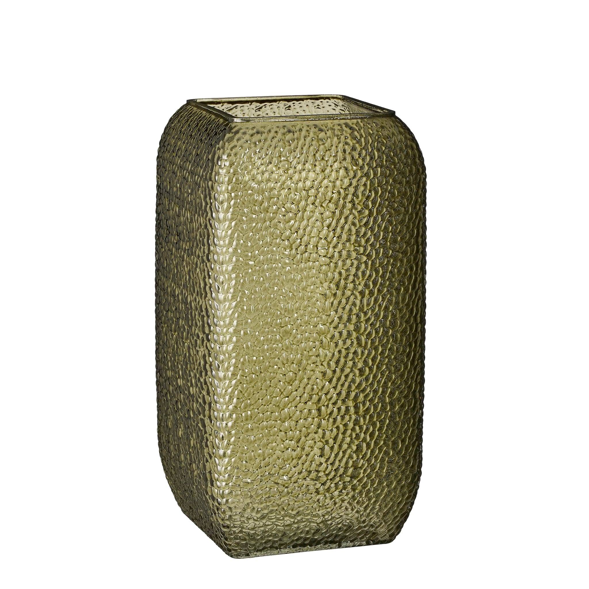 Kars vase verre vert -verre-Vert- h25xd14cm