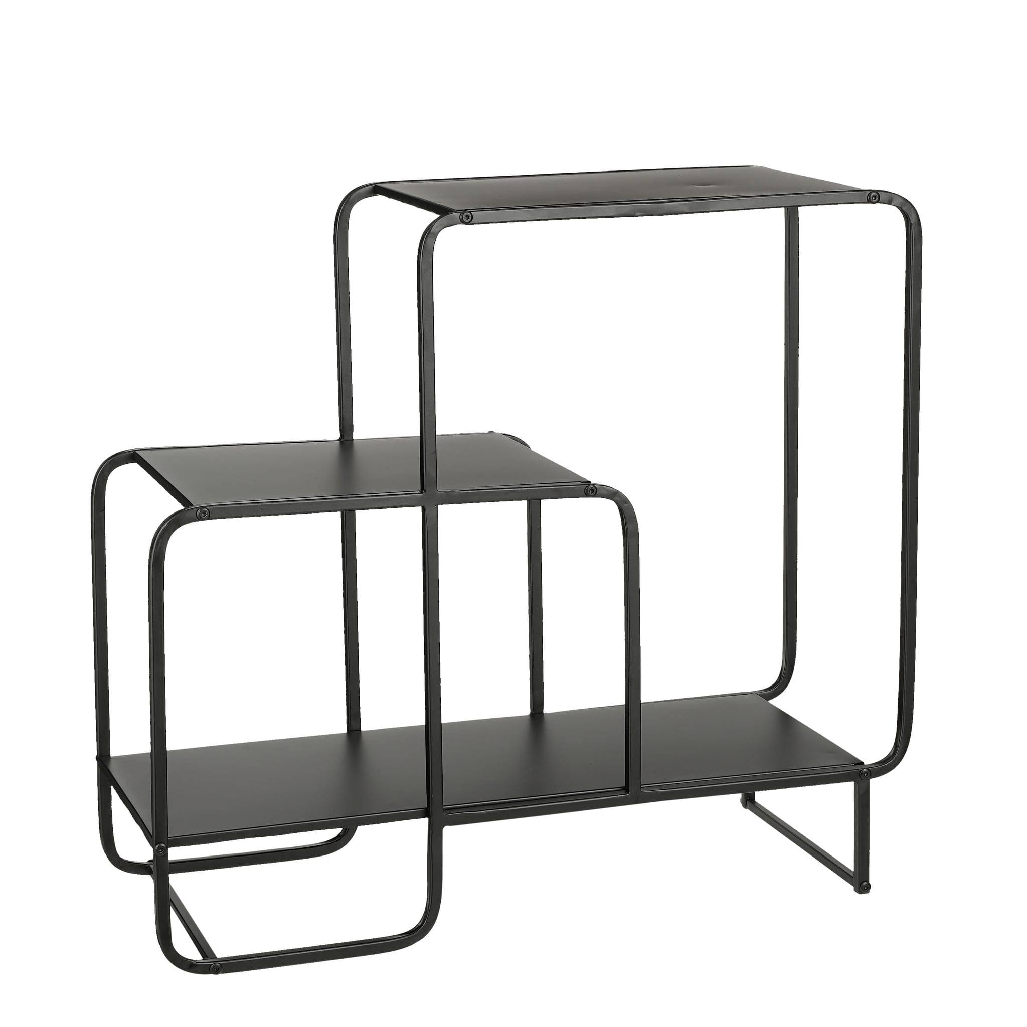 Jules table de service noir -fer-Noir- l70xb30xh76cm