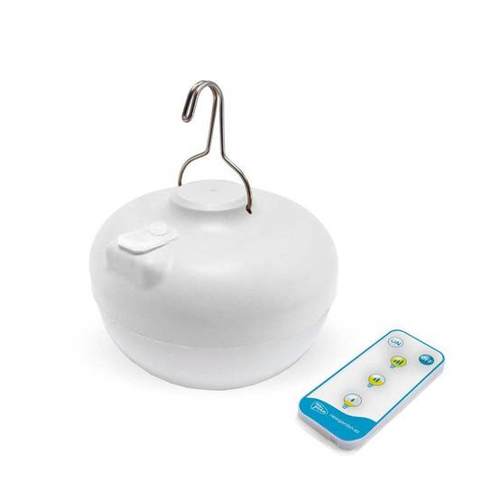 Baladeuse extérieure rechargeable polypropylène blanc Ø11 cm H.12 cm - Newgarden - Image 10