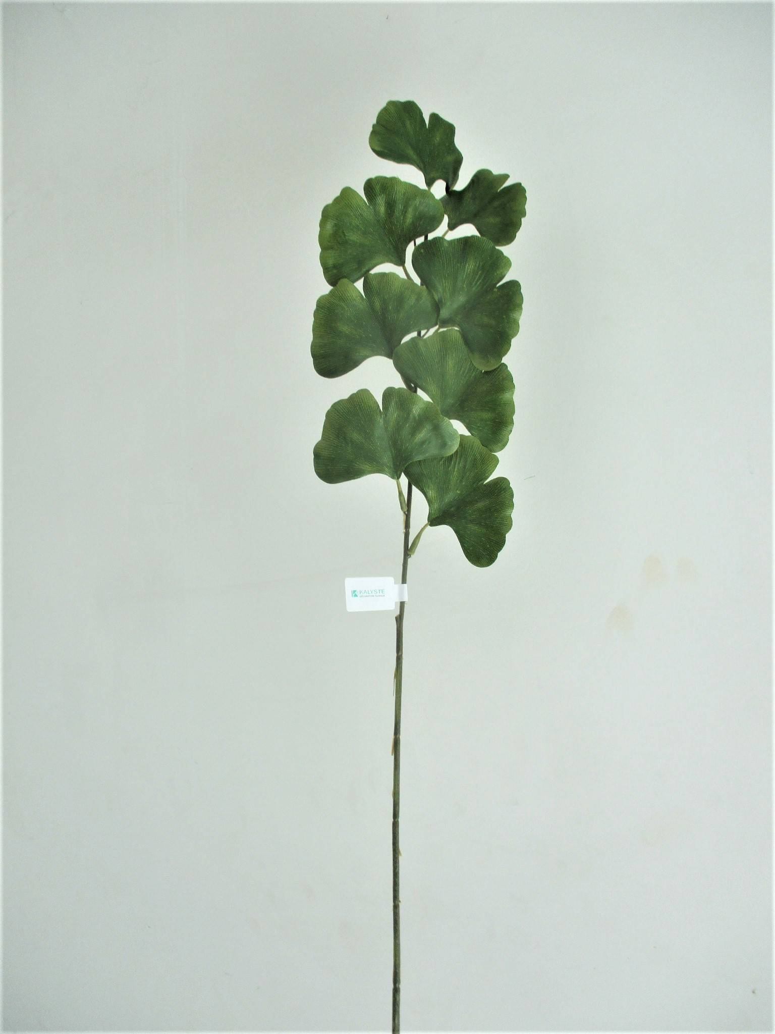 Tige feuilles ginkgo vert artificielle 72 cm