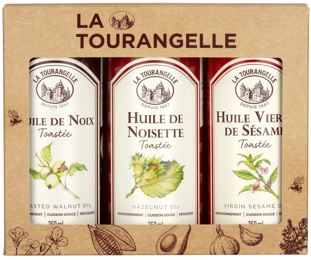 La Tourangelle - Découvrez et offrez ces 3 huiles savoureuses, issues de notre savoir-faire unique