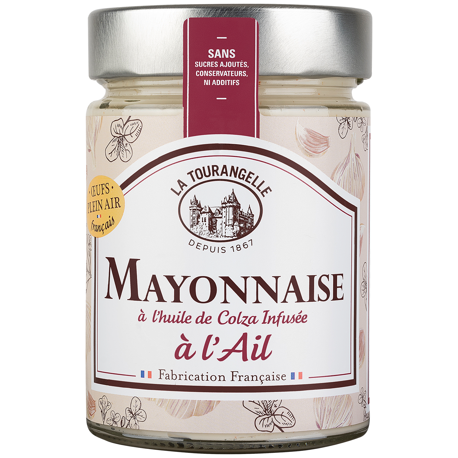 La Tourangelle - Mayonnaise à l'ail 270 g - La Tourangelle - Imagen 1