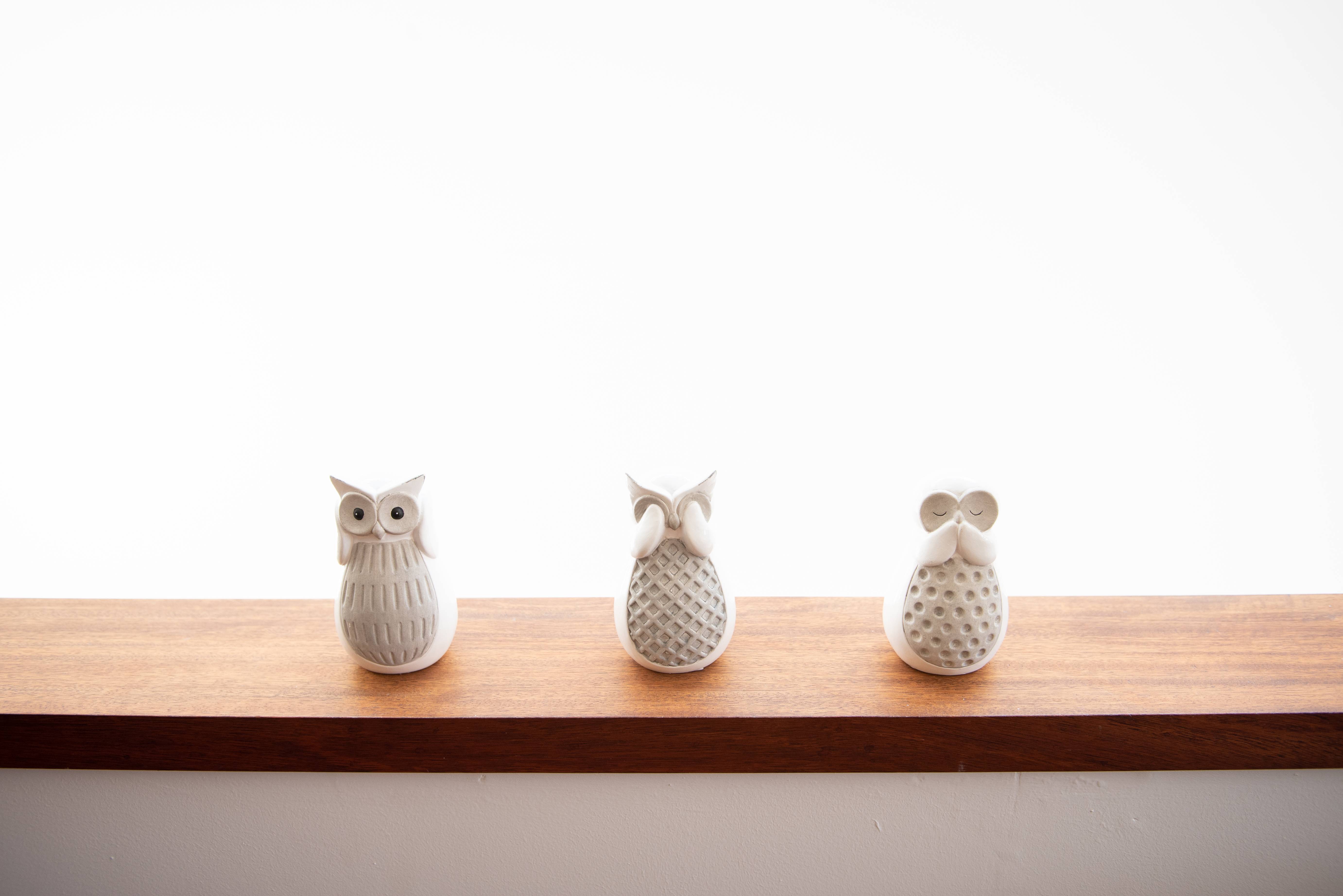 Garden ID - Statue hibou L.9 x l.7 x H.14 cm - Garden Id - Imagen 4