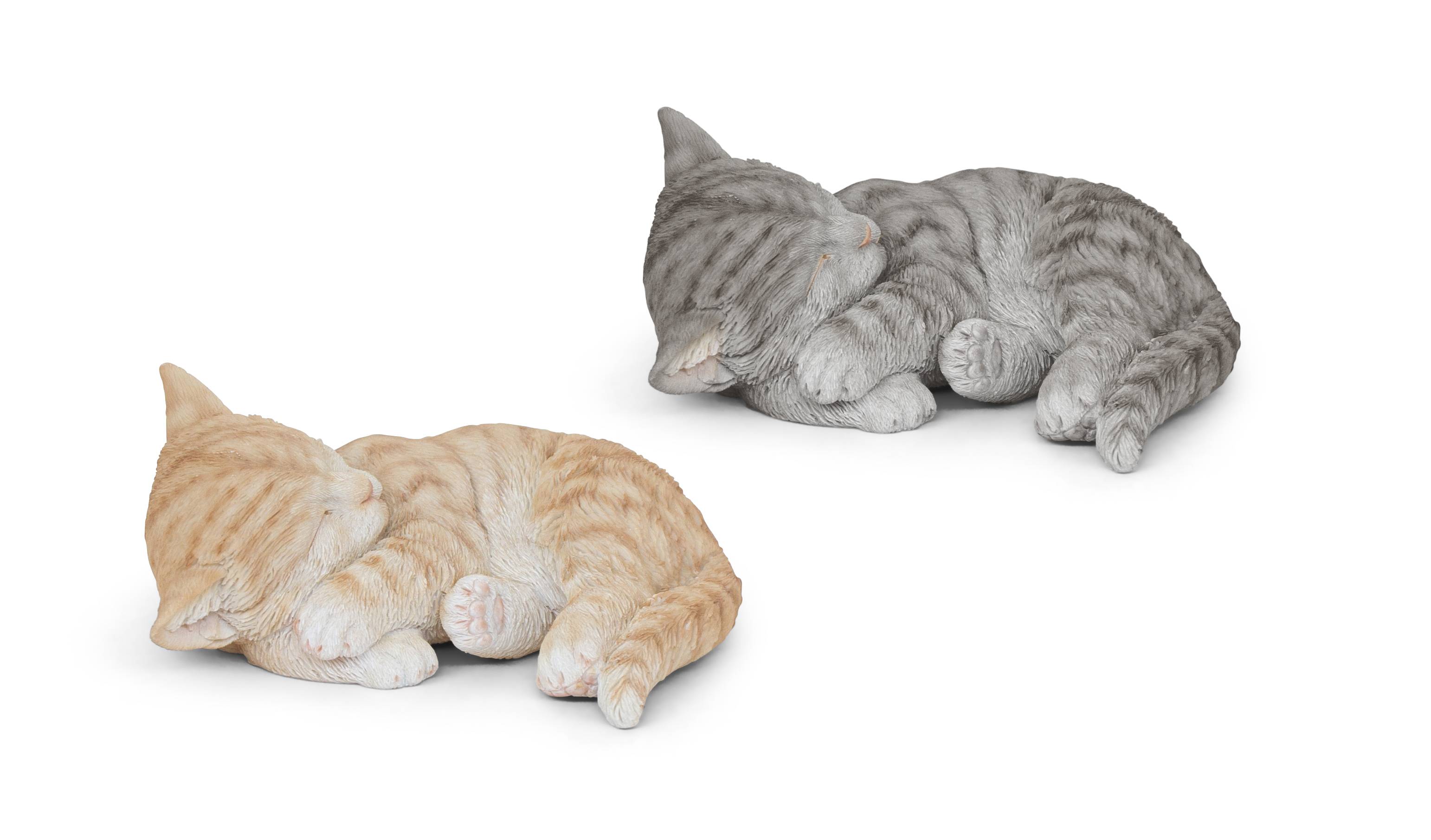 Garden ID - Sculpture chaton dormant L17. x l.14 x H.9 cm - Garden Id - Imagen 1