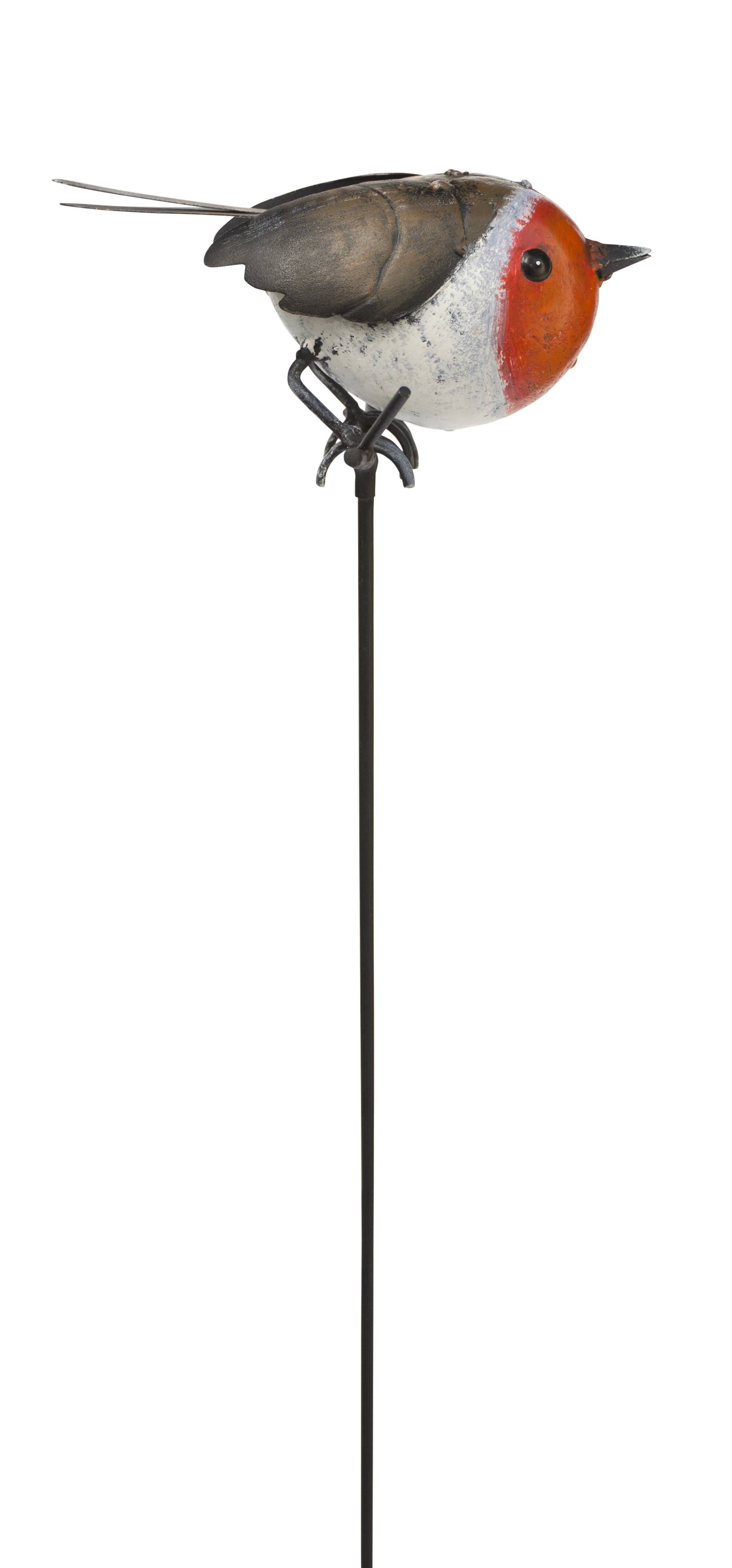 Garden ID - Tuteur décoratif rouge gorge L.14 x l.18 x H.89 cm - Garden Id - Imagen 2