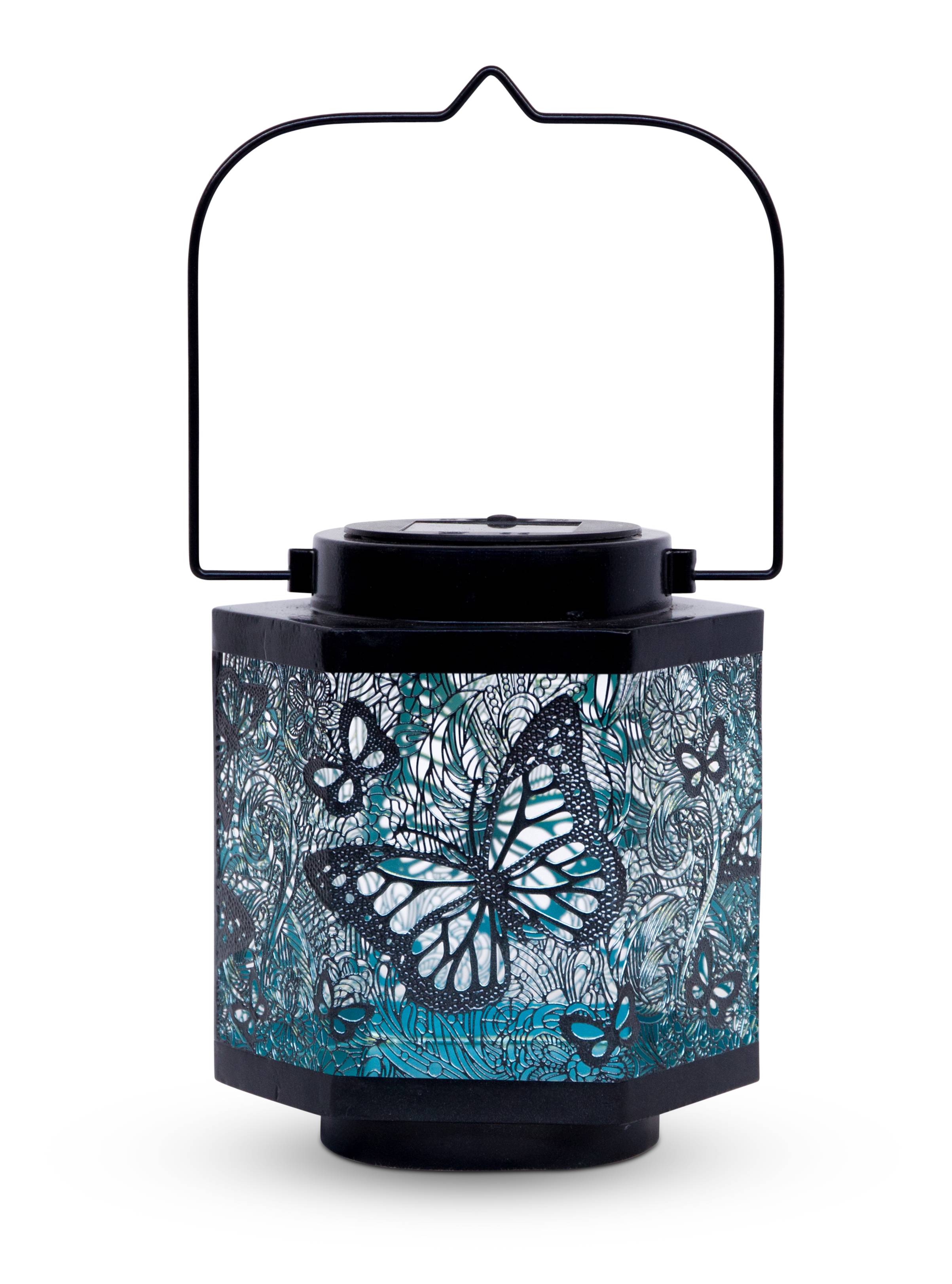 Garden ID - Garden ID - Lanterne solaire papillon L.13 x l.9,5 x H.15 cm - Imagen 2