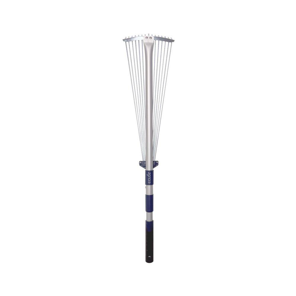 Ecloz - Balai de jardin télescopique compact - 15 dents - ECLOZ