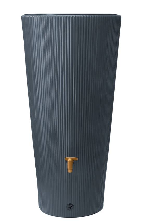 Garantia - Récupérateur d'eau de pluie 220L Linus cylindrique Gris - LINUS - Image 4