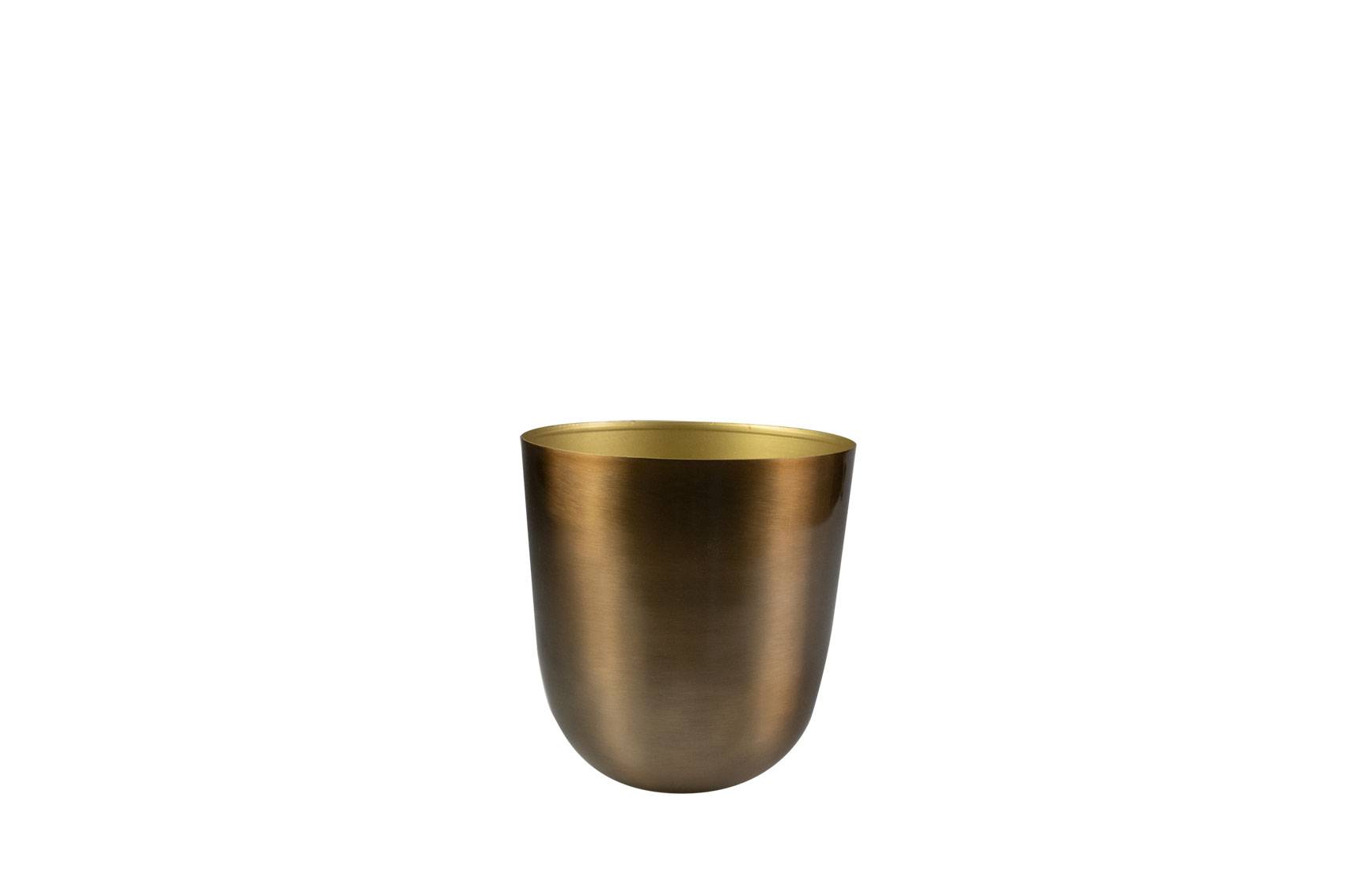Ter steege - Macetero Mayk Oro metal oro Ø 15 cm H 16 cm - TER STEEGE