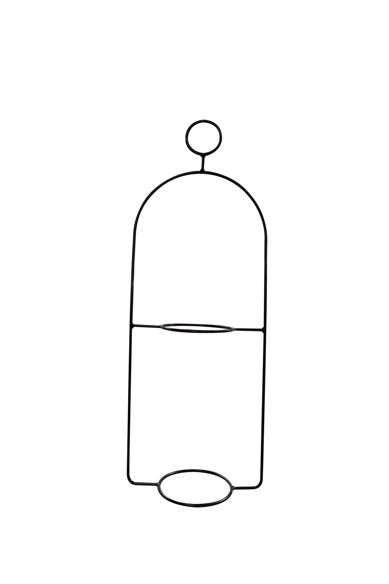 Suspension cloche h.70cm - pour 2 pots diam 16cm