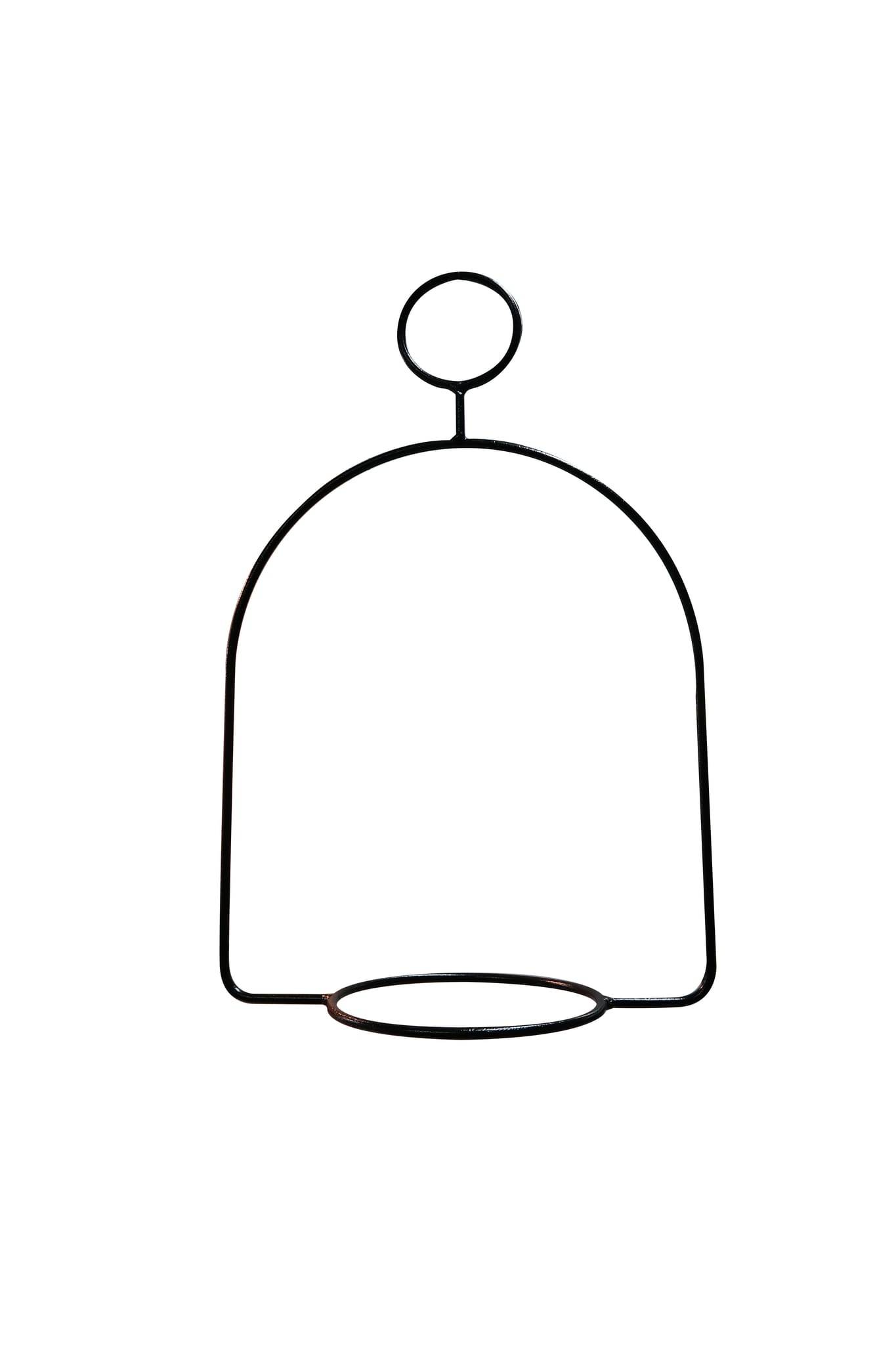 Suspension cloche h.35cm - pour 1 pot diam 16cm