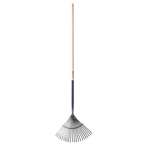Ecloz - Ecloz - Balai gazon fil plat 22 dents manche bois L.150 cm - Image 1