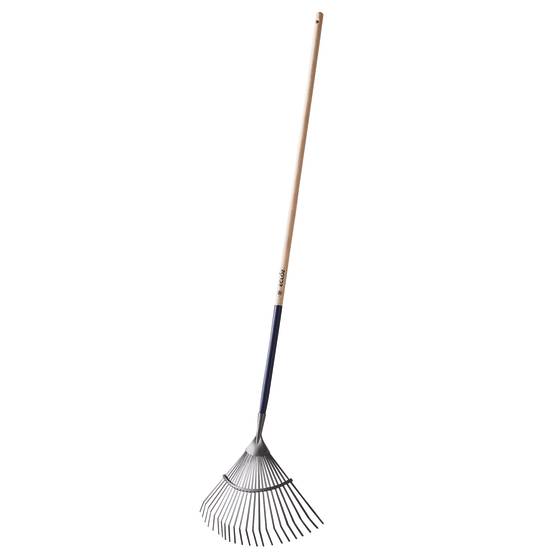 Ecloz - Ecloz - Balai gazon fil plat 22 dents manche bois L.150 cm - Image 2