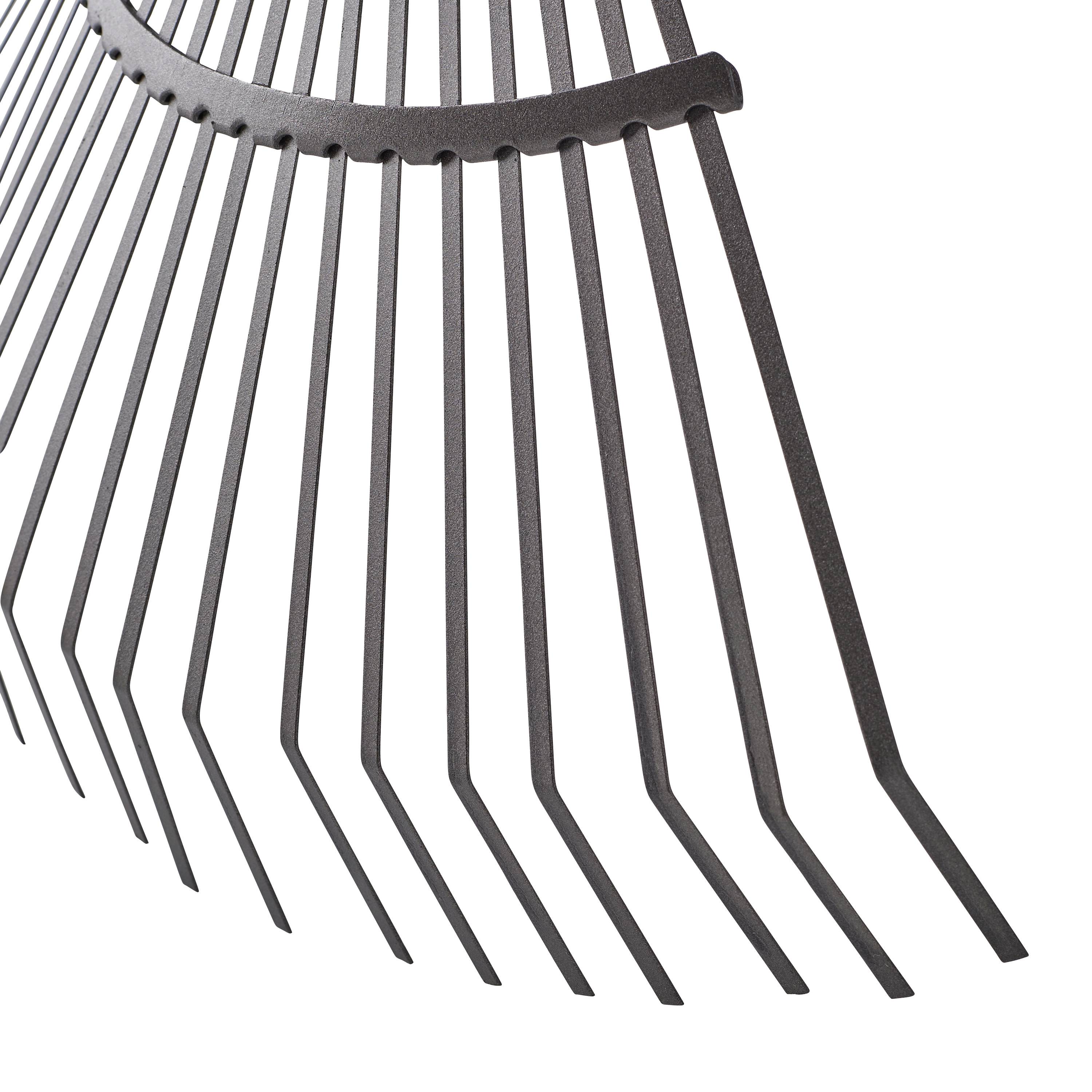 Ecloz - Ecloz - Balai gazon fil plat 22 dents manche bois L.150 cm - Imagen 3