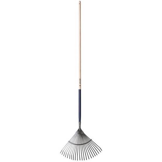 Ecloz - Ecloz - Balai gazon fil plat 22 dents manche bois L.150 cm - Image 5